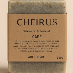 SABONETE DE CAFÉ 100% NATURAL