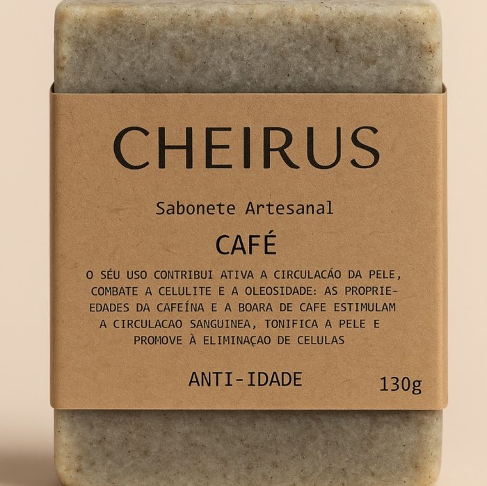 SABONETE DE CAFÉ 100% NATURAL - Image 1