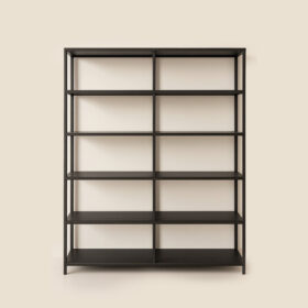ESTANTE ESCRITORIO PRETO R40 40X182X30