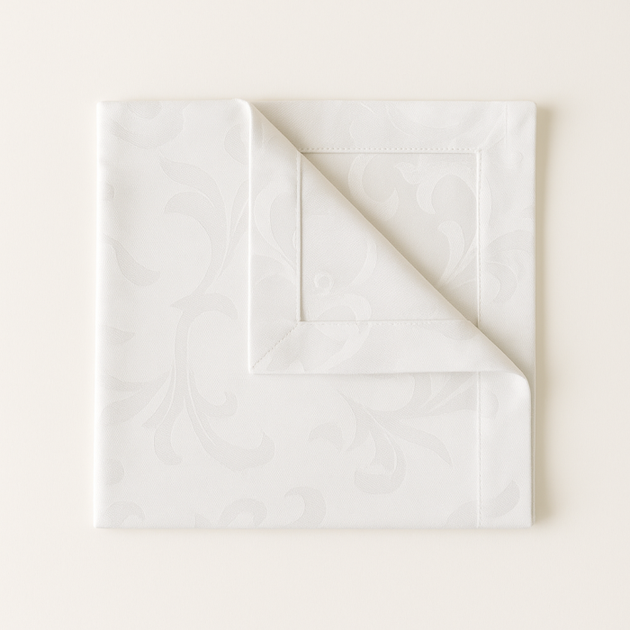 GUARDANAPO JACQ BRANCO ANTI MANCHA 45X45 - Image 1