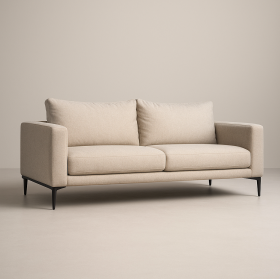 SOFA 3L 2ALMOF CHEN CREAMY 9004-3 ROMA