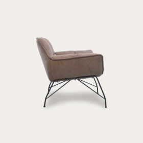 CADEIRAO POLIESTER METAL 80X75X82 CINZEN - Image 3