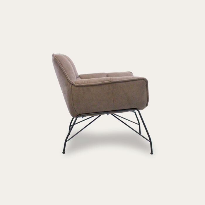 CADEIRAO POLIESTER METAL 80X75X82 CINZEN - Image 3