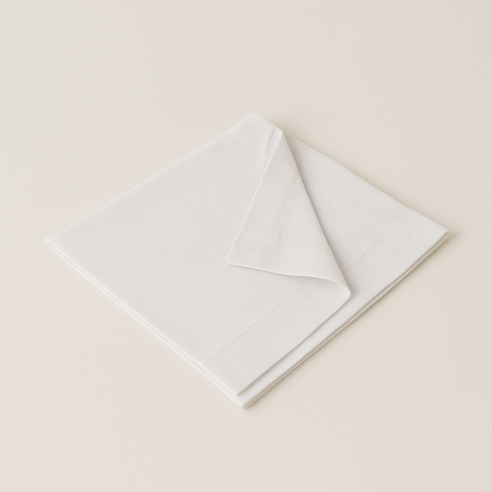 GUARDANAPO CLASSICA BRANCO 45X45 - Image 1