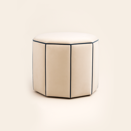 POUF OCTOGONAL VIVOS 60 DUBAI NATA/OCEAN