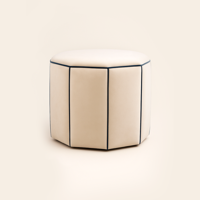 POUF OCTOGONAL VIVOS 60 DUBAI NATA/OCEAN - Image 1