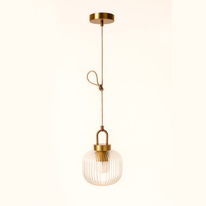 CAND TETO CRISTAL METAL DOUR 20X20X31 - Image 1