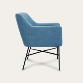 CADEIRAO POLI METAL 66X62X75 AZUL - Image 2