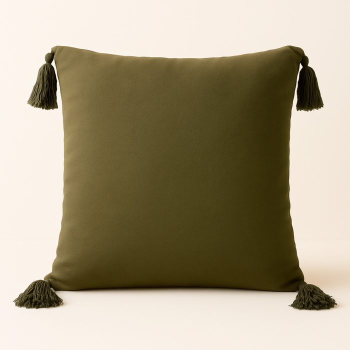 ALMOF POMPOM 24 SMOKEY OLIVE 45X45 - Image 1