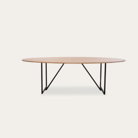 MESA JANTAR OVAL 240X120 NOG ESC VITORIA