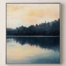 QUADRO  80X3X80 PAISAGEM ABST 2 MOD