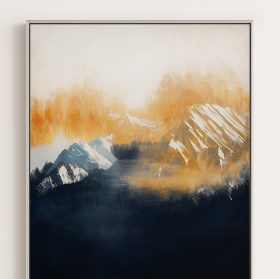 QUADRO  80X3X80 PAISAGEM ABST 2 MOD - Image 2