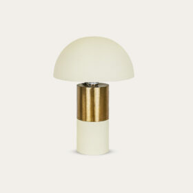 CAND MESA FERRO 31X31X45 COGUMELO CREME