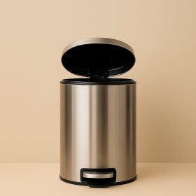 CX LIXO INOX PP 20X25X27 5L PRATEADO - Image 2