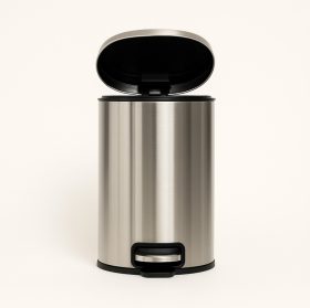 CX LIXO INOX 17X22X26 3L  MATE PRATEADO - Image 2