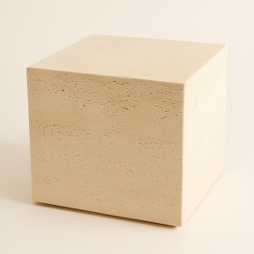 MESA APOIO MAGNESIA 40X40X40 MARMORE