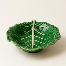 SALADEIRA CERAMICA 27,5X23X7 VERDE