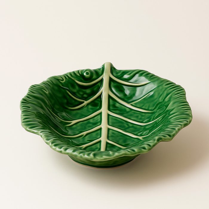 SALADEIRA CERAMICA 27,5X23X7 VERDE - Image 1