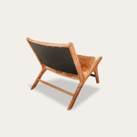 POLTRONA TECA PELE 65X78X68 VACA CAST - Image 5
