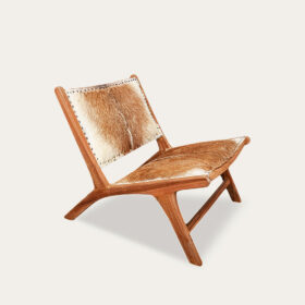 POLTRONA TECA PELE 65X78X68 VACA CAST - Image 6