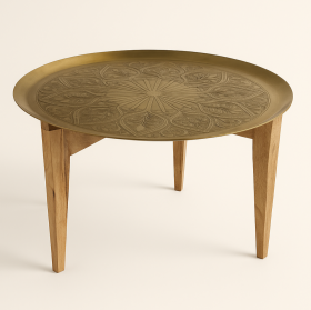 MESA APOIO MANGA BRONZE 75X75X44 DOUR