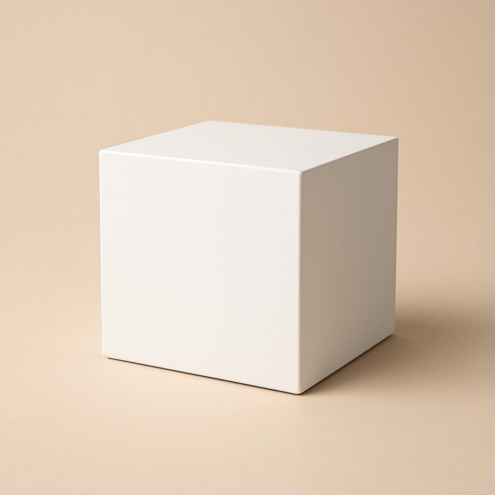 MESA APOIO PARIS BRANCO 45X45 - Image 1