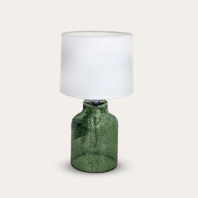 CANDEEIRO MESA CRISTAL 16X16 X31CM