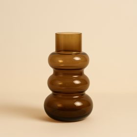JARRA VIDRO ELIXIR MARRON CAM 18X30CM
