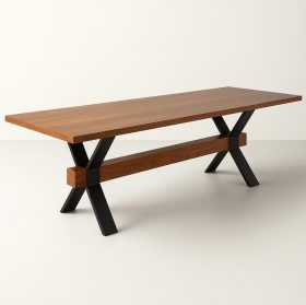 MESA JANTAR RUSTICA 350X90X75