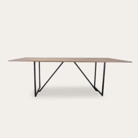 MESA JANTAR RECT 220X110 36mm NOG VIT