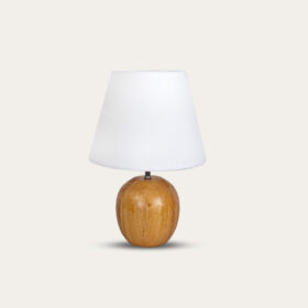CANDEEIRO DE MESA MADEIRA RANKO 33CM