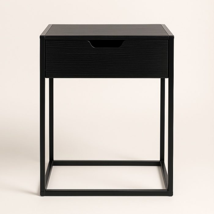 MESA AUXILIAR 1 CX PRETO - Image 1