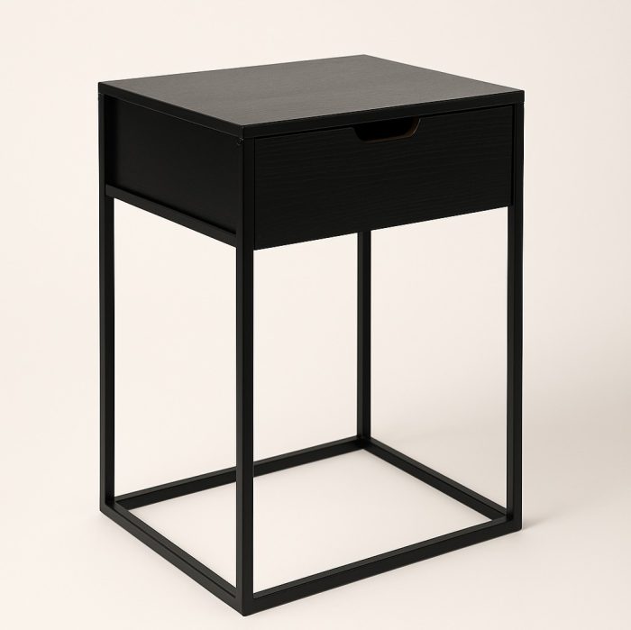 MESA AUXILIAR 1 CX PRETO - Image 2