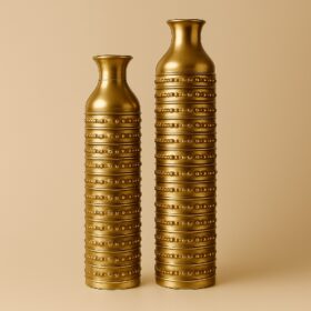 JARRO METAL 13X13X615 DOURADO - Image 2