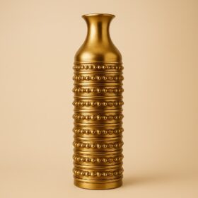 JARRO METAL 13X13X615 DOURADO