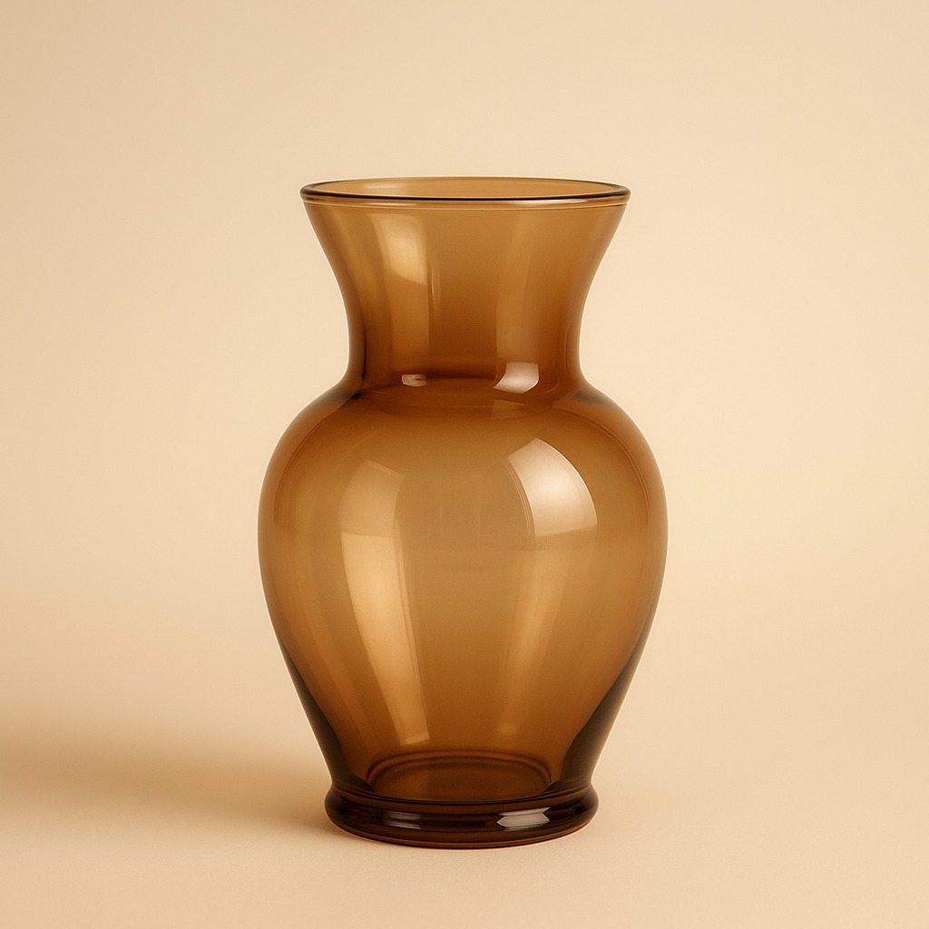 9128368 JARRO VIDRO 165X165X27 AMBAR - Image 1