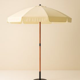 GUARDA SOL JARDIM 220CM CREME X11000340